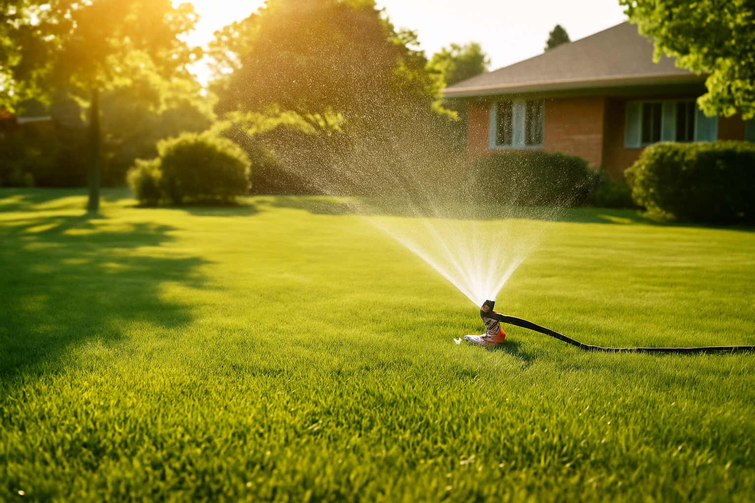 Summer lawn care