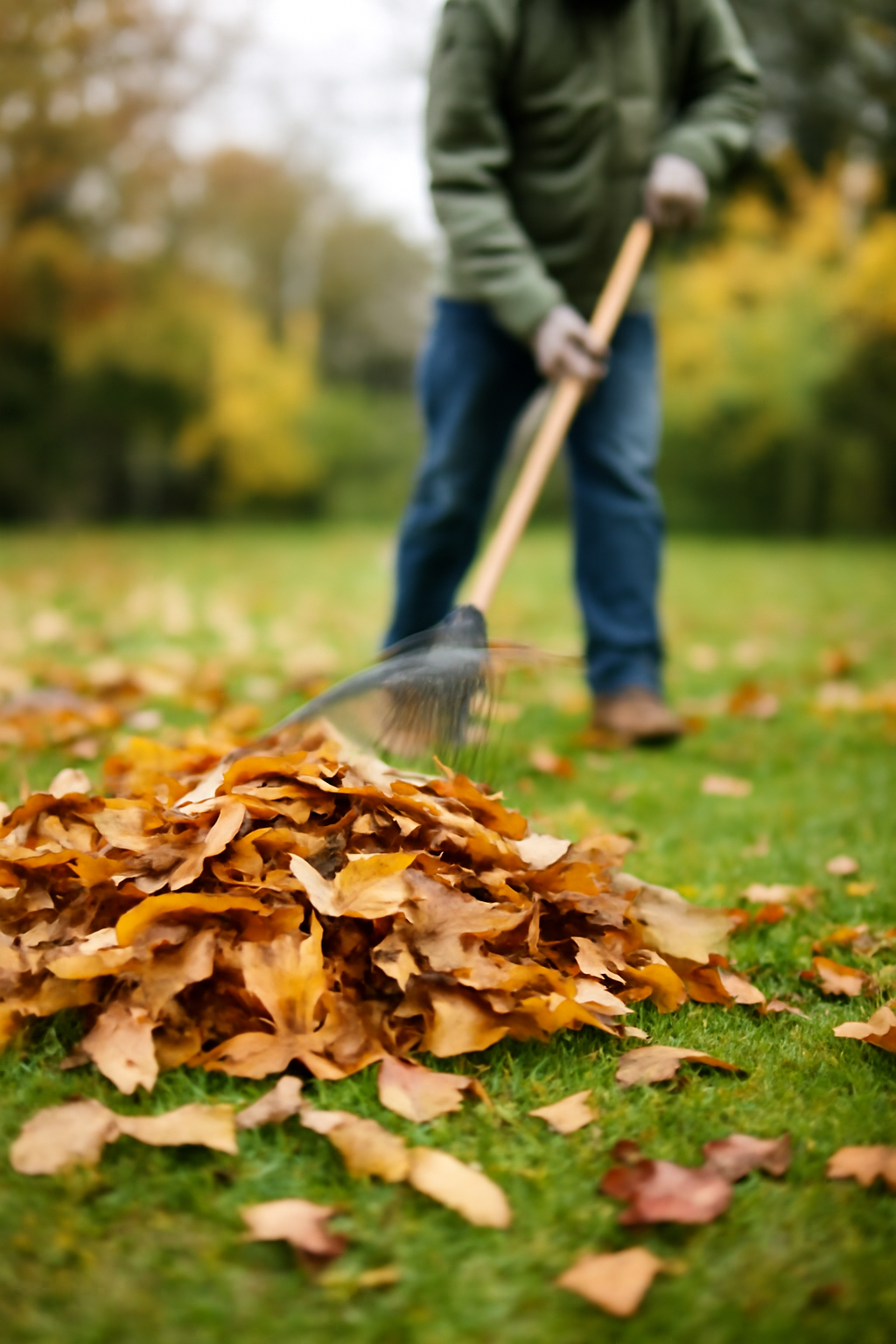 Winter lawn care